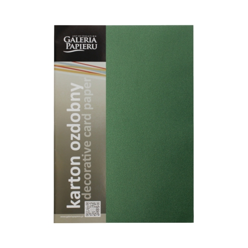 Karton ozdobny A4 200g Brillo/zielony - 20 ark.