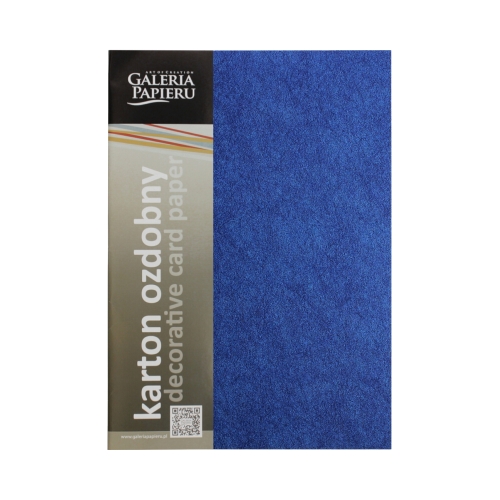 Karton ozdobny A4 200g Flash/granatowy - 20 ark.