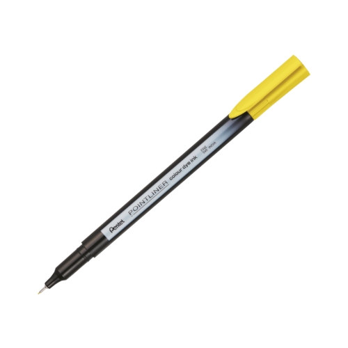 Cienkopis 0.4mm żółty Pentel S40