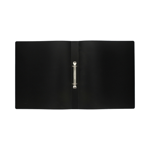 Segregator A4/2R PP czarny Biurfol PP-00