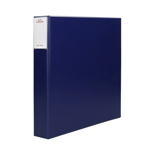 Segregator akta osobowe 2R/4.5cm granatowy Biurfol