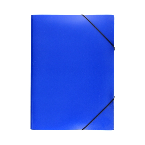 Teczka z gumką niebieska 25mm Biurfol TG-02