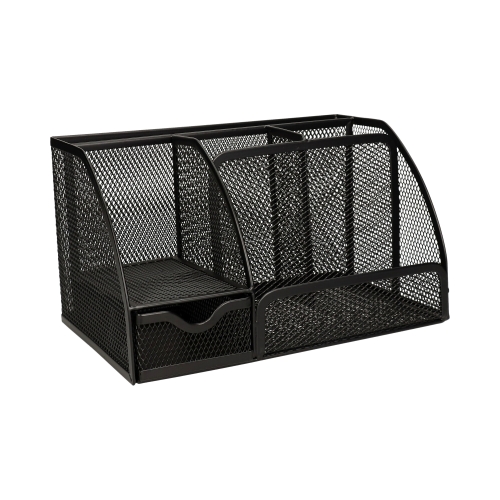 Przybornik na biurko siatka czarny 6B Net Z9065