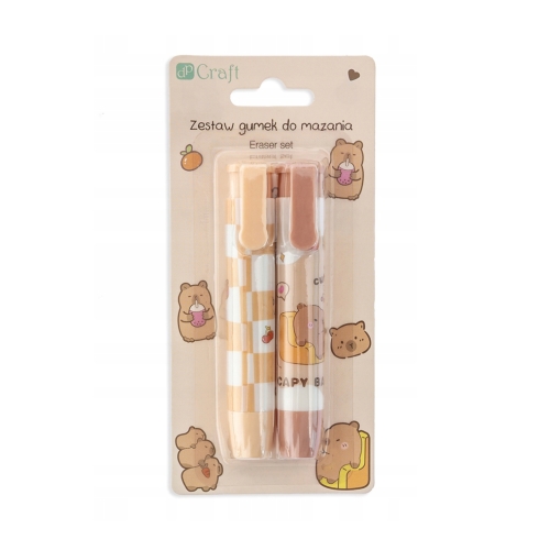 Gumka wysuwana Kapibara - 2 szt.