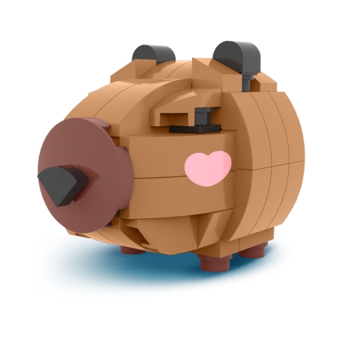 Klocki Snapets kapibara brązowa Kidea