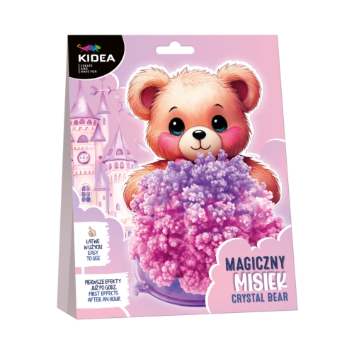 Zestaw magiczny krystaliczny Miś Kidea