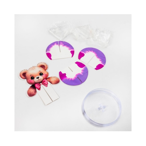 Zestaw magiczny krystaliczny Miś Kidea