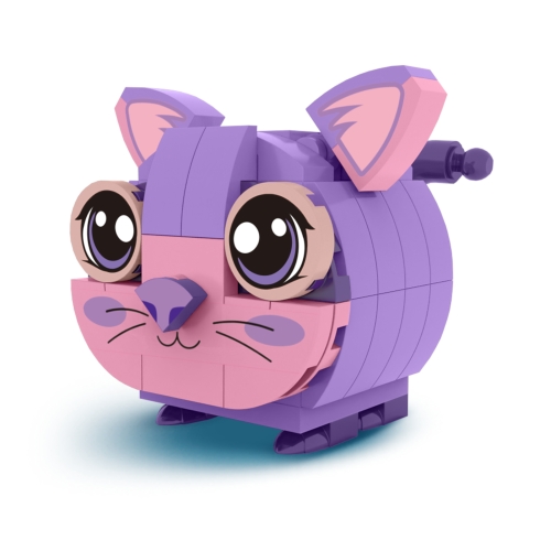 Klocki Snapets fioletowa kotka coco Kidea