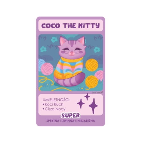 Klocki Snapets fioletowa kotka coco Kidea