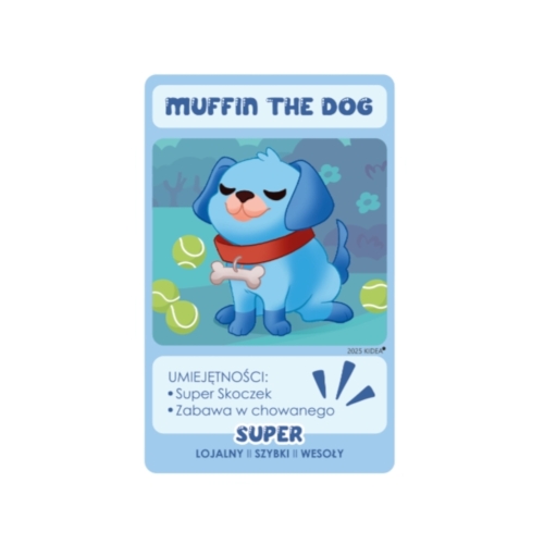 Klocki Snapets niebieski pies muffin Kidea