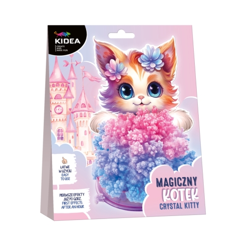 Zestaw magiczny krystaliczny Kotek Kidea
