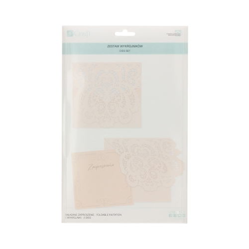 Wykrojnik zestaw składane zaproszenie (2) DP Craft