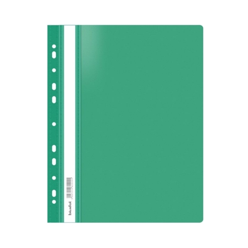 Skoroszyt miękki A4/PP zielony zawieszany Biurfol SPP-12