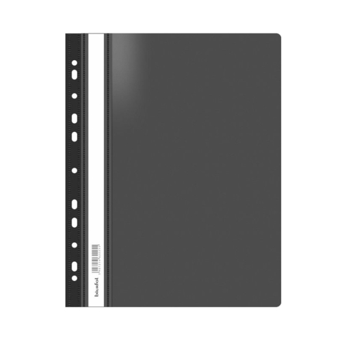 Skoroszyt miękki A4/PP czarny zawieszany Biurfol SPP-12