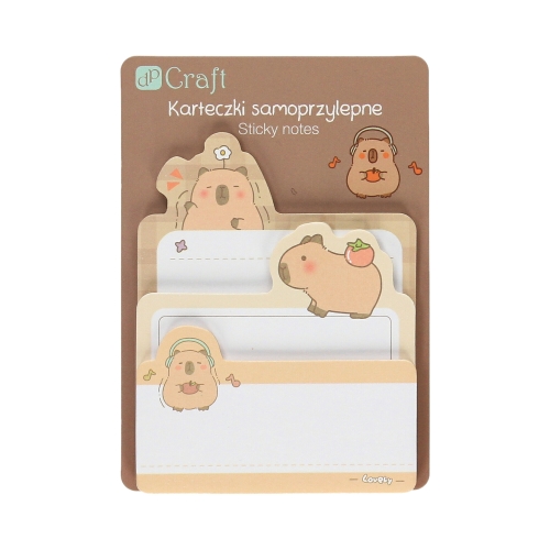 Karteczki samoprzylepne Kapibara DPCA-043 - 3 ark.