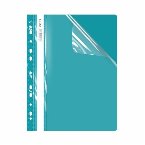 Skoroszyt sztywny z perforacją A4/ECOnomy turkus Biurfol STP-02