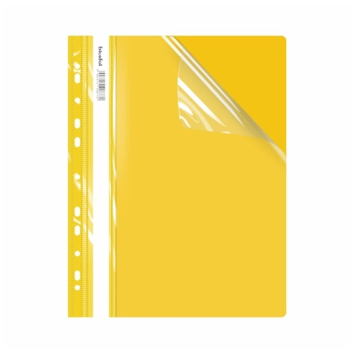 Skoroszyt sztywny z perforacją A4/ECOnomy żółty Biurfol STP-02