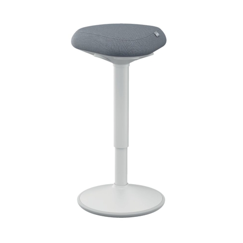 Stołek ergonomiczny pozycja półstojąca jasnoszary Ergo Leitz