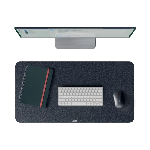 Mata na biurko 700x360 szara filc Leitz