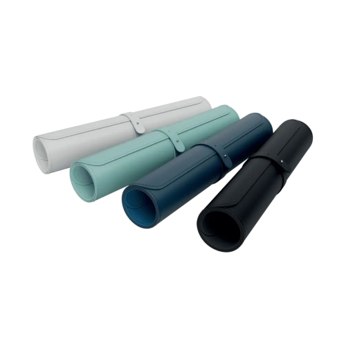 Mata na biurko 800x400 jasnoszara Leitz