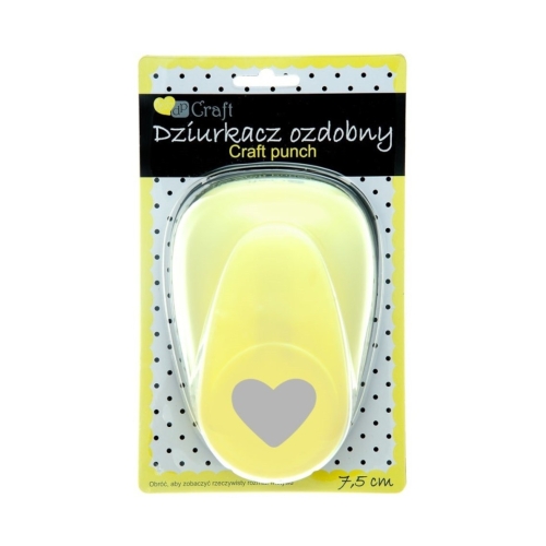 Dziurkacz ozdobny 7.6 cm Serce
