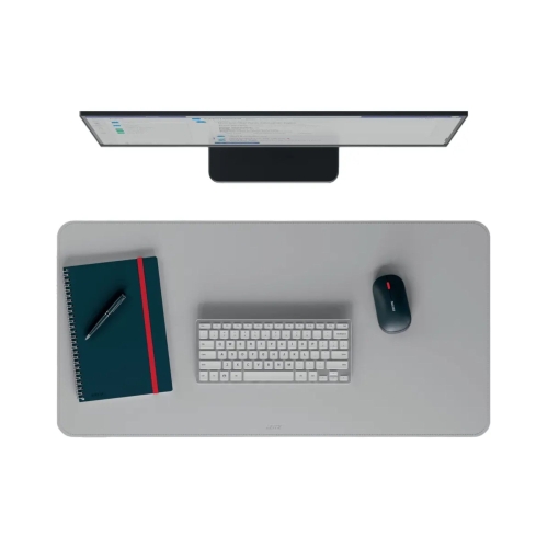 Mata na biurko 800x400 jasnoszara Leitz