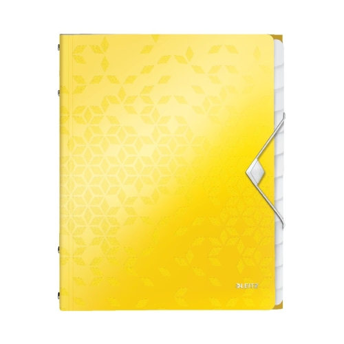 Teczka segregująca A4/12 żółta New Wow Leitz