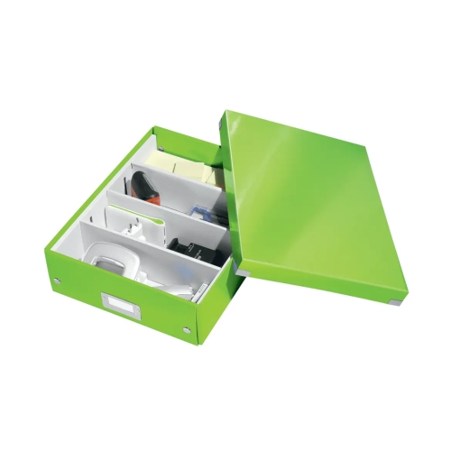 Pudełko z przegródkami j.zielone Click&Store WOW Leitz