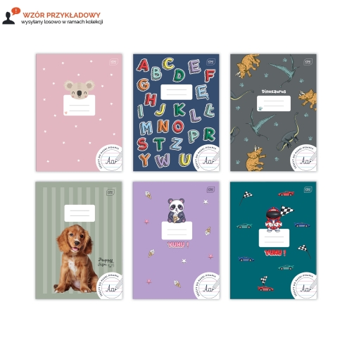 Zeszyt A4/32 linia kolor Interdruk