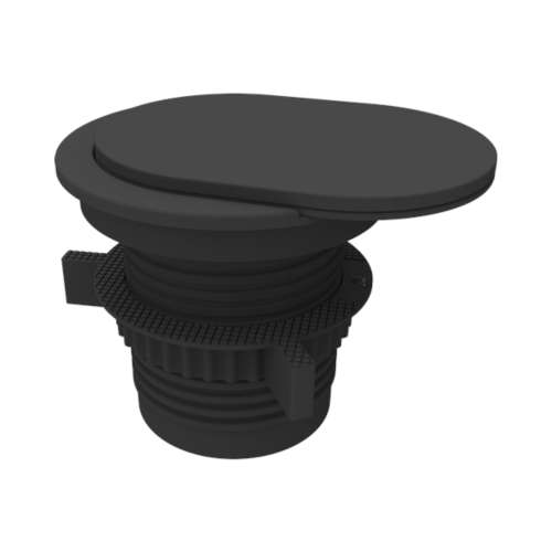 Gniazdo biurko czarny typE PowerSpot