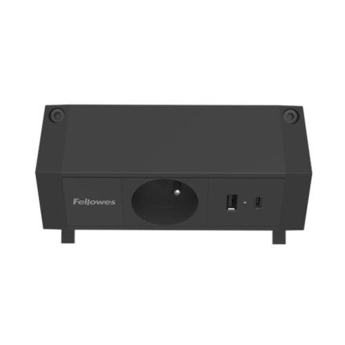 Listwa zasilająca na biurko czarna PowerDesk Fellowes