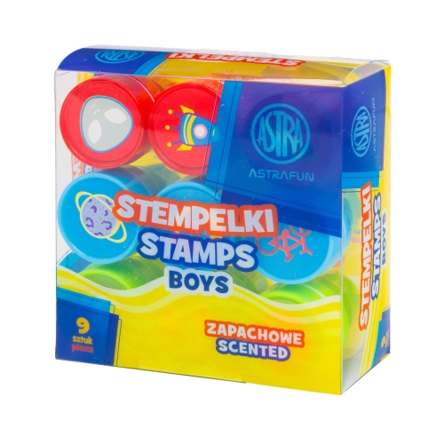 Stempelki zapachowe Boys Astra Fun - 9 szt.