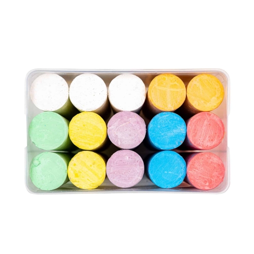 Kreda kolorowa Jumbo Astra w wiaderku (15)