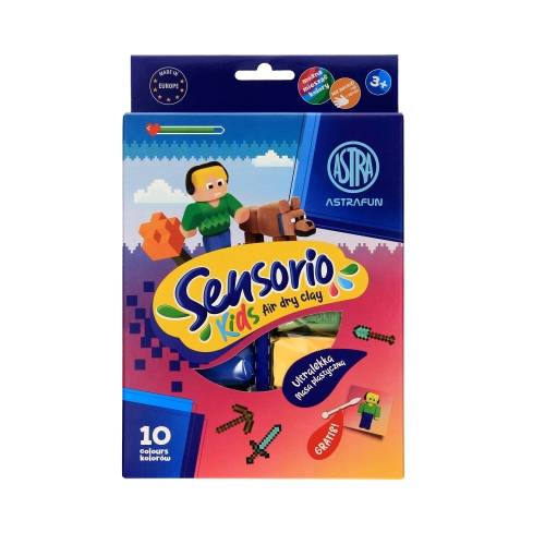 Masa plastyczna 10kol Pixel Sensorio Kids 336124021