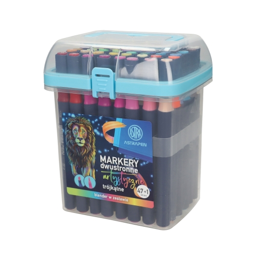 Markery artystyczne 48kol dwustronne AstraPen