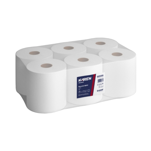 Ręcznik papierowy rola/150m 2w biały Karen Matik Autocut