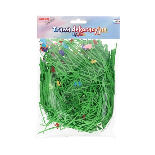 Trawa dekoracyjna z papieru 40g Brewis