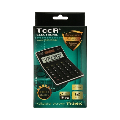 Kalkulator 12pozycyjny TR2464C Toor