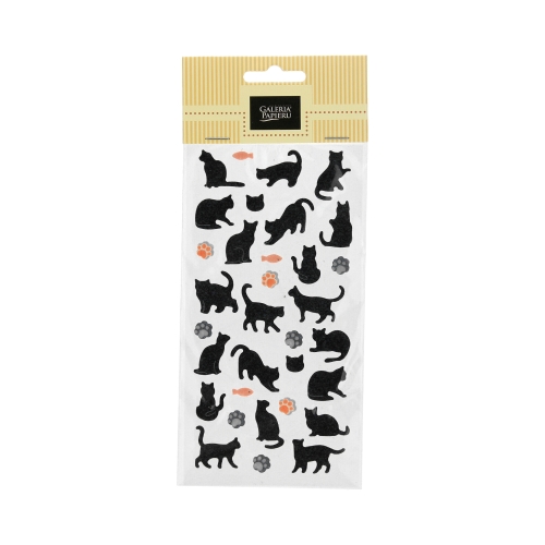 Naklejki welurowe Koty czarne Galeria Papieru