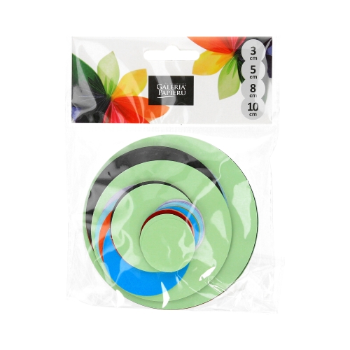 Kółka origami 3/5/8/10cm mix kolorów Galeria Papieru