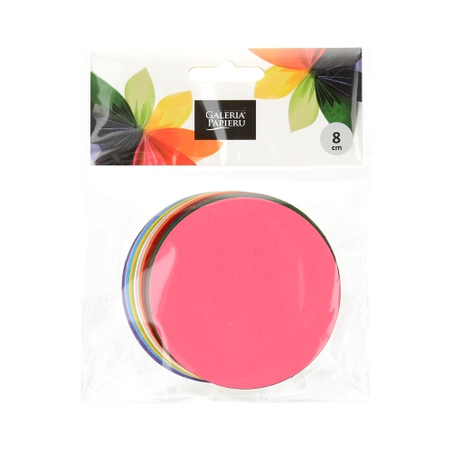 Kółka origami 8cm mix kolorów Galeria Papieru