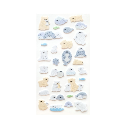 Naklejki welurowe Misie i Foki Galeria Papieru