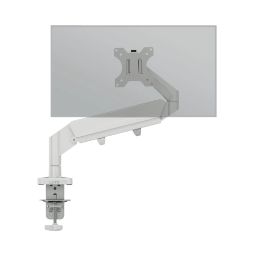 Ramię do monitora pojedyncze jasnoszare Ergo Leitz