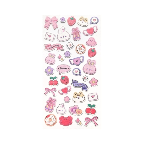 Naklejki ozdobne ENJOY różowy Galeria Papieru