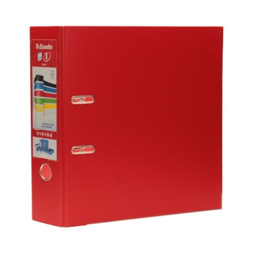 Segregator A4/80 czerwony Plus Vivida Esselte