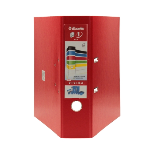 Segregator A4/80 czerwony Plus Vivida Esselte
