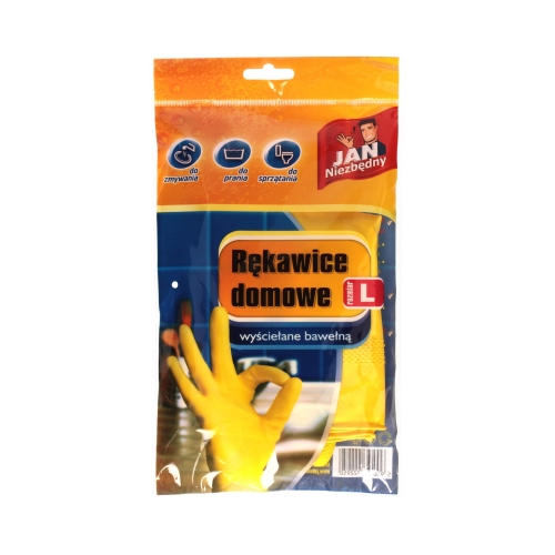 Rękawice gumowe L Jan Niezbędny