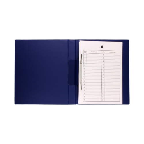 Teczka akta osobowe 3cm/wąsy/blaszk granatowa ABCDE