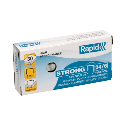 Zszywki 24/6 1M (1000) Strong Rapid