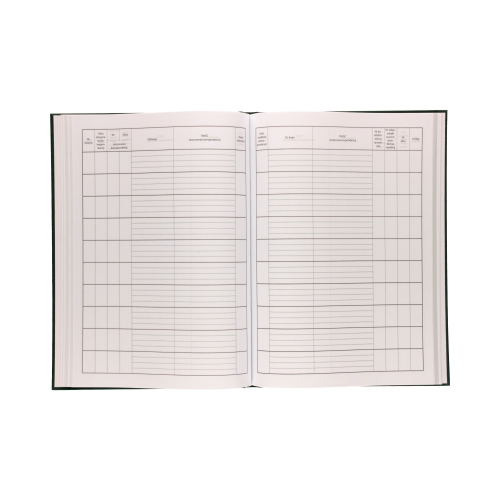 Książka korespondencyjna A4/96 zielona TO KIN